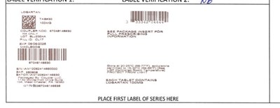 Label (Losartan 100mg)
